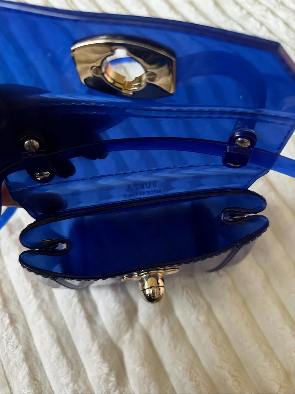 Classic Top-Handle Women's Bag in Deep Blue